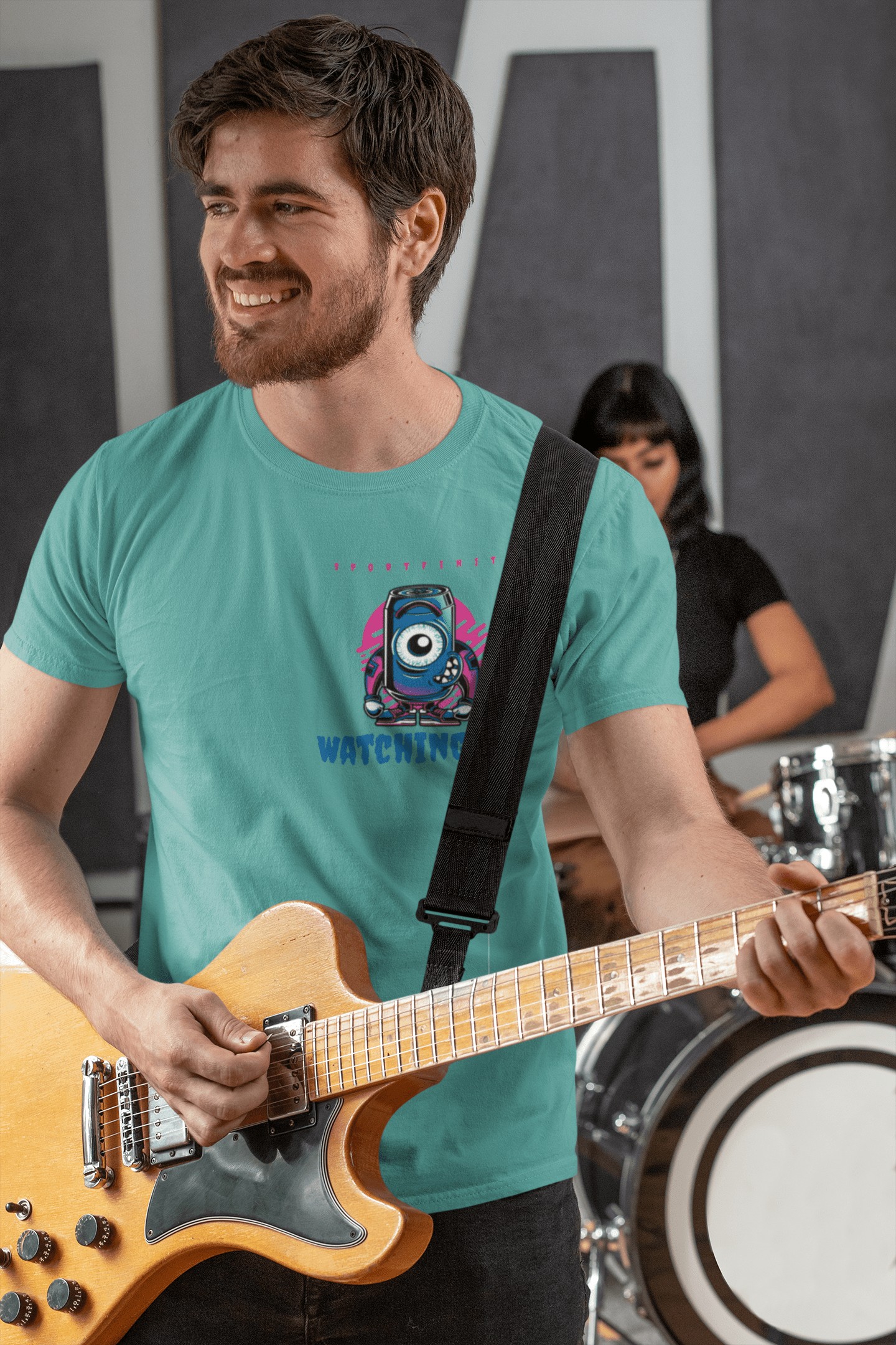 t-shirt--playing-the-guitar